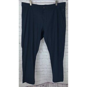 LULULEMON Men’s Commission Pants Size 38 Navy Blue LM5710S Chino Stretch